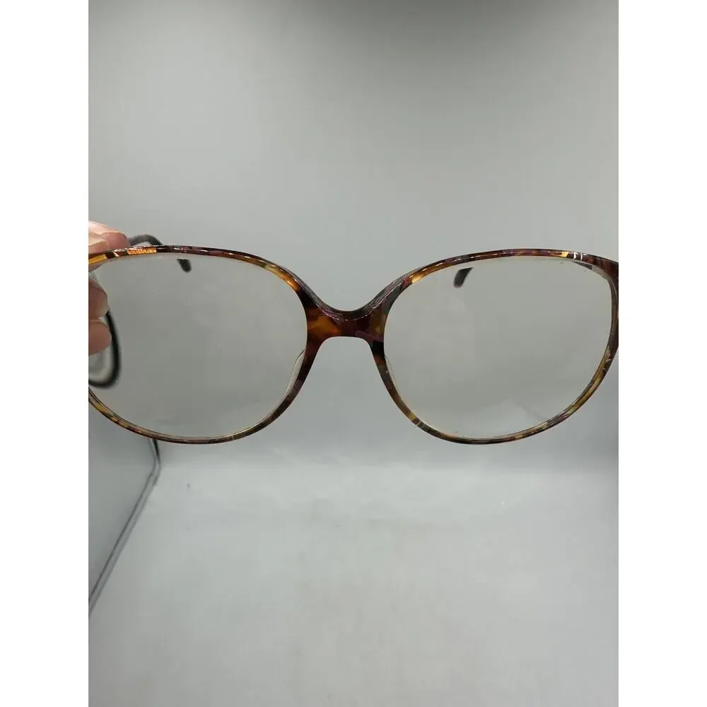 Vintage Anne Klein Tortoise Oversized Frames Purple Pink FRAMES ONLY 56-16-103